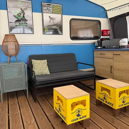 Camper Bros - Wynajem Przyczepy Na Polwyspie, 10m Od Plazy, Klimatyzacja * Jastarnia