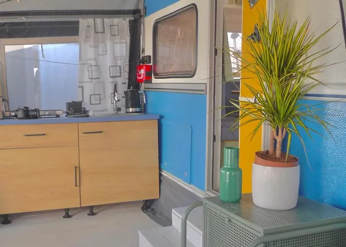 营地 Camper Bros - Wynajem Przyczepy Na Polwyspie, 10m Od Plazy, Klimatyzacja