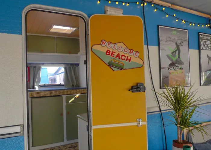 Camper Bros - Wynajem Przyczepy Na Polwyspie, 10m Od Plazy, Klimatyzacja 亚斯塔尔尼亚