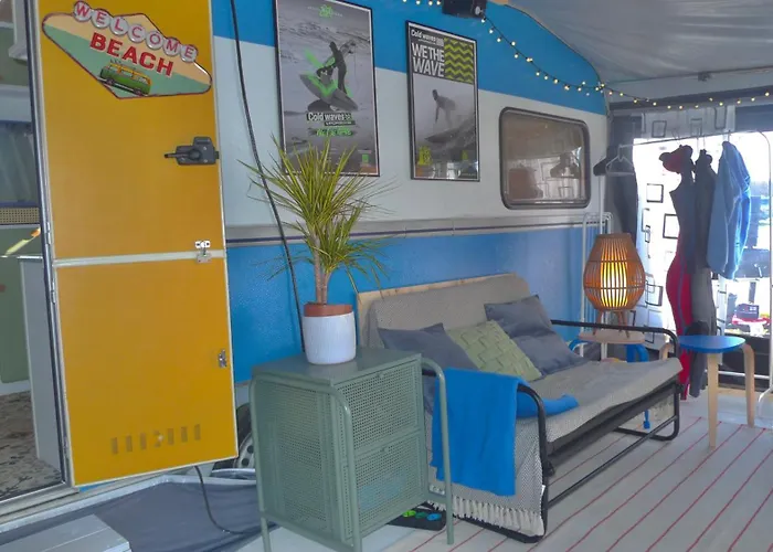 Camper Bros - Wynajem Przyczepy Na Polwyspie, 10m Od Plazy, Klimatyzacja * 亚斯塔尔尼亚